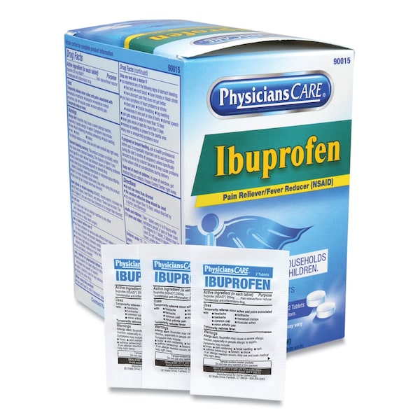 Ibuprofen Medication, Two-Pack, 200mg, PK50